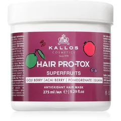 Kallos Hair Pro-Tox Superfruits Regenerierende Maske für strapaziertes Haar ohne Glanz