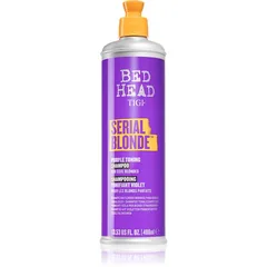 TIGI Serial Blonde Purple Toning Shampoo violettes Tönungsshampoo für blondes und meliertes Haar