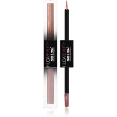 Huda Beauty Matte & Metal Melted Flüssiges Lidschatten Farbton Request Line and Slow Jams 2x