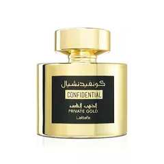 Lattafa Confidential Private Gold Perfume by Lattafa 100 ml