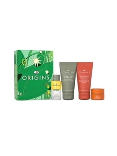 Origins CLEANSE & GLOW ESSENTIALS Our Most-Loved Skincare Essentials Set 3x /