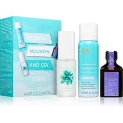Moroccanoil Refresh, Nourish, and Go! Light Tones Set für blonde Haare für Damen