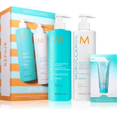 Moroccanoil Repair Shampoo & Conditioner Duo Set für beschädigtes, chemisch behandeltes Haar