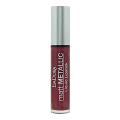 Isadora Matt Metallic 83 Burgundy Bite Lipstick