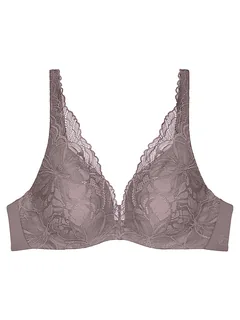 Triumph BH mit Bügel BODY MAKE-UP ILLUSION LACE pigeon grey grau | 80D