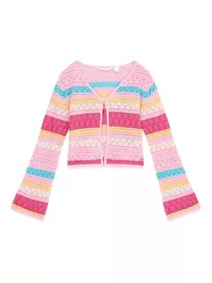 Guess Mädchen Strickjacke bunt | 140