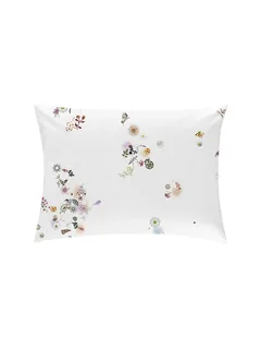 CHRISTIAN FISCHBACHER Fein-Satin Kissenbezug 70x90cm POWDER Weiss weiss