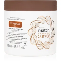 oBoticário Match. Science of Curves Feuchtigkeitscreme für welliges und lockiges Haar
