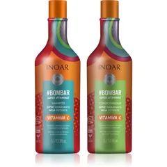 INOAR #Bombar Super Line Super Vitaminas Set für das Haar mit Vitamin C 2x