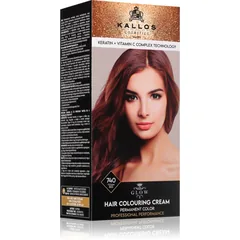 Kallos Glow Lasting Cream Colour Permanent-Haarfarbe Farbton Tizian Red