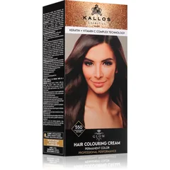Kallos Glow Lasting Cream Colour Permanent-Haarfarbe Farbton Mahogany Brown