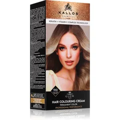 Kallos Glow Lasting Cream Colour Permanent-Haarfarbe Farbton Light Ash Blond
