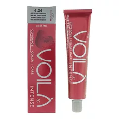 Intercosmo Voilà Intense 4.24 Dark Irdi Copper Brown Hair Colour
