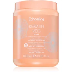 Echosline Keratin veg Mask intensive nährende Maske für trockene und poröse Haare mit Aminosäuren