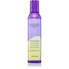 Inebrya BLONDesse No-Yellow Mousse Schaum-Conditioner neutralisiert gelbe Verfärbungen