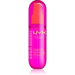 NYX Professional Makeup Fat Oil Body Fragrance Mist für haare und körper mit Duft Suga Baddie 80 ml