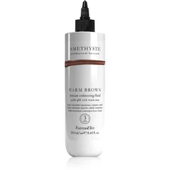 FarmaVita Amethyste Instant Colouring Fluid Farbmaske pro světle blond až středně hnědé vlasy Farbton Warm Brown