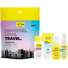 Yellow Professional Discover.Love.Travel. Set Reiseset für das Haar