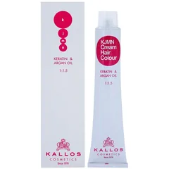 Kallos KJMN Professional Cream Hair Colour Keratin & Argan Oil Haarfarbe mit Keratin und Arganöl Farbton 6.3 Dark Golden Blond