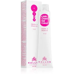 Kallos KJMN Professional Cream Hair Colour Keratin & Argan Oil Haarfarbe mit Keratin und Arganöl Farbton 10.0 Platinum Blond