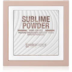bellaoggi Sublime Powder Shine Control kompakter, transparenter Puder mit Matt-Effekt Farbton Supernova