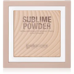 bellaoggi Sublime Powder Kompaktpuder mit Matt-Effekt Farbton Golden Sand