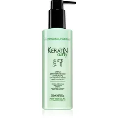 Phytorelax Laboratories Keratin Curly Creme für lockiges Haar gegen strapaziertes Haar