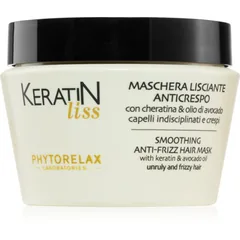 Phytorelax Laboratories Keratin Liss glättende Maske für ungezähmtes Haar
