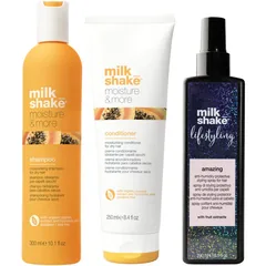 milk_shake® Three pack Amazing + Moisture & More Set für trockenes Haar