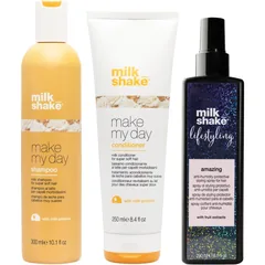 milk_shake® Three pack Amazing + Make My Day Set für glänzendes und geschmeidiges Haar