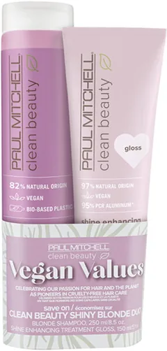 Paul Mitchell Save On CB Shiny Blonde Duo Set .