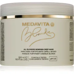 Medavita Blondie All Blondes Bonding Deep Mask stärkende Maske für gefärbtes Haar