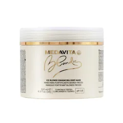 Medavita Blondie Ice Blonde Enhancing Deep Mask - Maschera Rimpolpante Anti-Giallo per Capelli Biondi Freddi