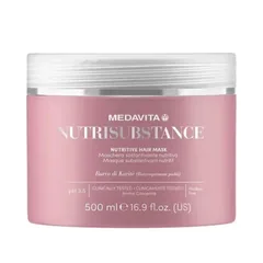 Medavita Nutrisusbtance Maschera sostantivante nutritiva - Maschera per capelli secchi, inariditi e sensibili