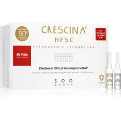 Crescina Transdermic 500 Re-Growth and Anti-Hair Loss Pflege zur Förderung des Haarwachstums und gegen Haarausfall für Damen 40x