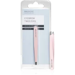 BrushArt Accessories Eyebrow tweezers Pinzette Pink .