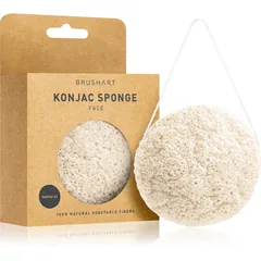 BrushArt Home Salon Konjac sponge sanftes Peeling-Schwämmchen für das Gesicht Natural
