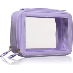 BrushArt Accessories Transparent make-up case Kosmetikkoffer Lilac .