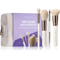 BrushArt Basic Soft Glam make-up brush set brush set with pouch
