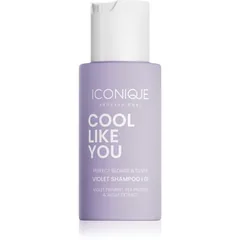 ICONIQUE Professional COOL LIKE YOU Perfect Blonde & Silver Violet Shampoo zum Neutralisieren von Gelbstich
