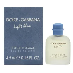 DOLCE & GABBANA Light Blue Pour Homme 4 · 5 · 10 · 40 · 125 · 200 ml