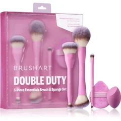 BrushArt Double Duty 5-Piece Essentials Brush & Sponge Set Pinselset