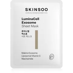 SKINSOO LuminaCell Exosome Sheet Mask Aufhellende Tuchmaske