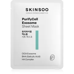 SKINSOO PurifyCell Exosome Sheet Mask Beruhigende Tuchmaske