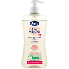 Chicco Baby Moments Sensitive Mizellen-Shampoo Für Körper und Haar