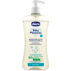 Chicco Baby Moments sanftes Shampoo für Kinder für haare und körper