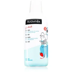 Suavinex Junior 6 y+ Mundspülung für Kinder Geschmack Strawberry