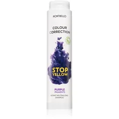 Montibello Colour Correction Stop Yellow Shampoo für aufgehelltes und blondes Haar neutralisiert gelbe Verfärbungen