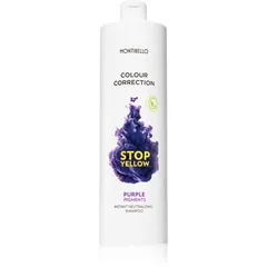 Montibello Colour Correction Stop Yellow Shampoo für aufgehelltes und blondes Haar neutralisiert gelbe Verfärbungen
