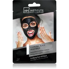 IDC INSTITUTE Charcoal Blackhead Mask Abziehmaske mit Aktivkohle gegen Mitesser